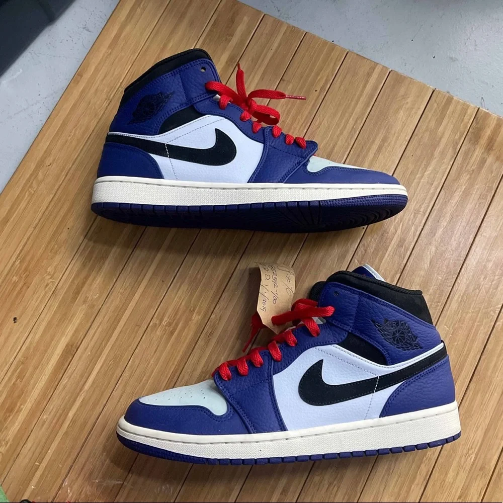 Size 10 - Air Jordan 1 mid SE ‘deep royal blue’ - Picture 3 of 8